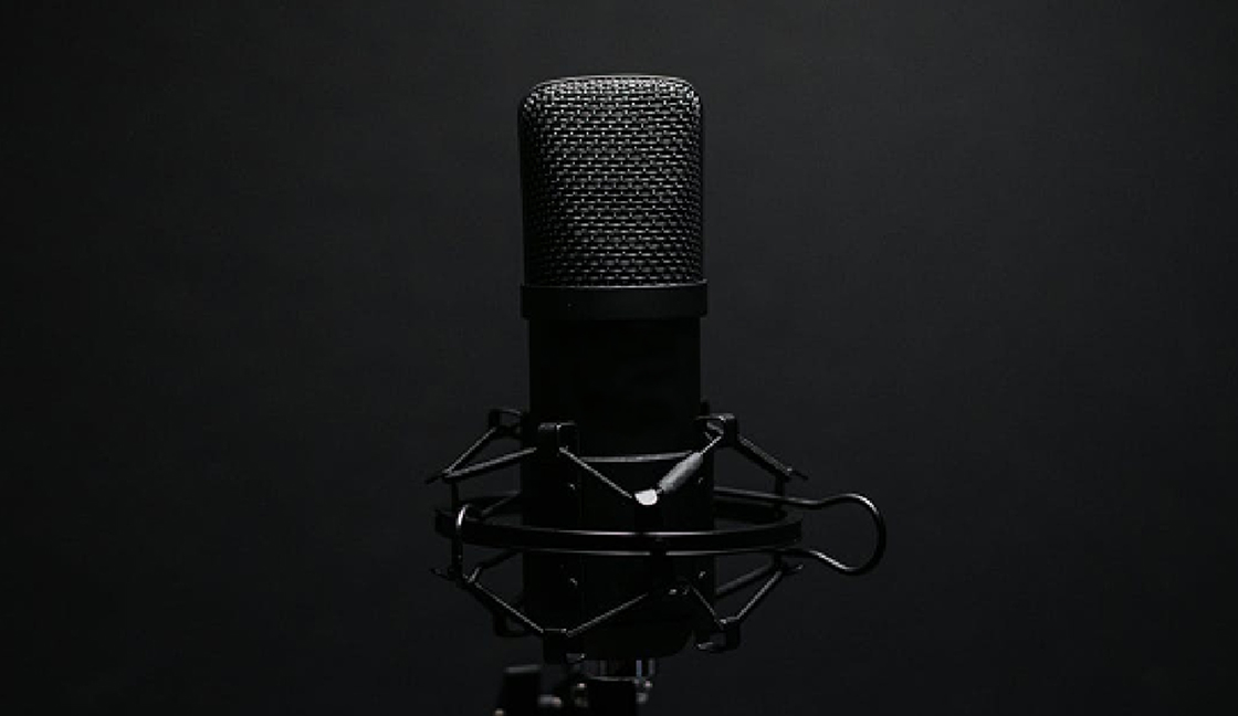 AI Podcast microphone
